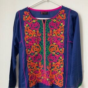 Indian Ladies Embroidered Kurta  Dress